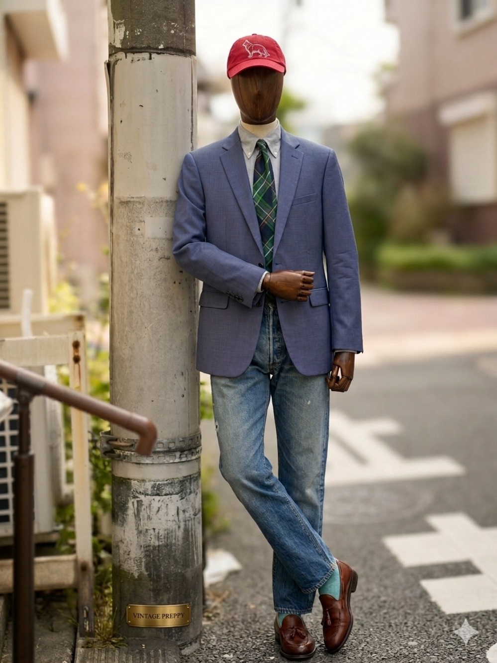 🏷️ ✨ Calvin Klein Wool-Blend Plaid Blazer / Suit Jacket – 44S ✨
